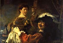 Rembrandt: V krčmě 